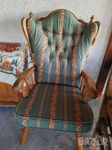 Кресло дъбов масив. , снимка 3 - Столове - 50233013