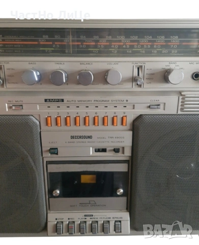 РадиоКасетофон DeccaSound TRR-4900S, снимка 4 - Радиокасетофони, транзистори - 54321709