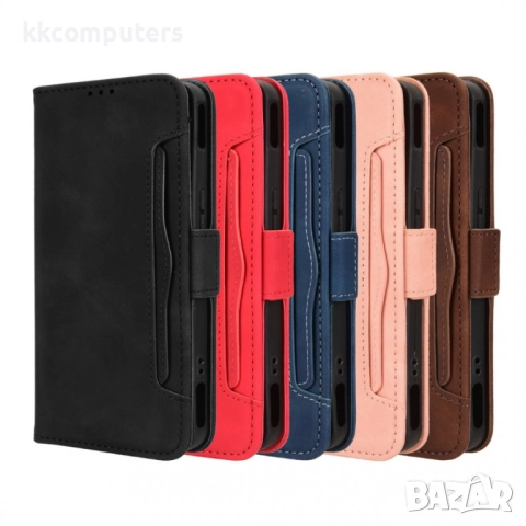 Защитен Кожен Калъф-Портфейл и Протектор за ZTE nubia Neo 3 GT 5G , Картхолдер, Стойка, Магнитно зат, снимка 14 - Калъфи, кейсове - 52245537