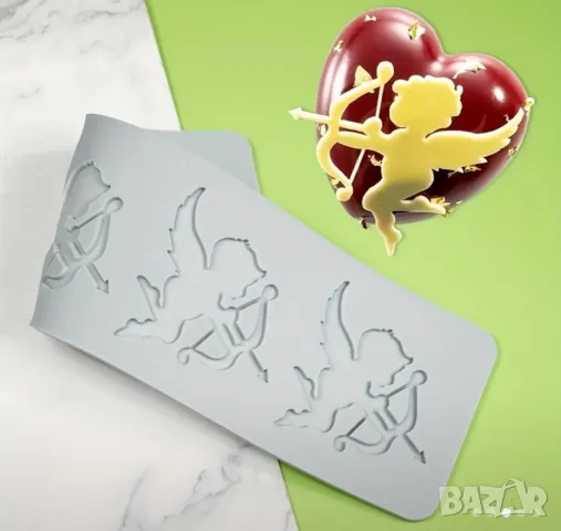 Молд за Свети Валентин амурчета, снимка 4 - Форми - 48789461