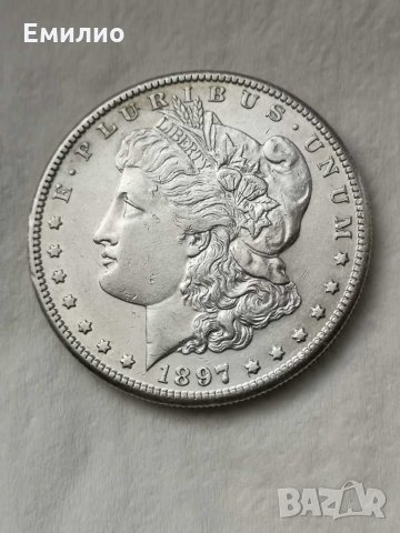 Usa One dollar 1897-S, снимка 4 - Нумизматика и бонистика - 29110173