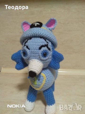 Плетени кученца "Пес патрул", снимка 14 - Плюшени играчки - 37370122