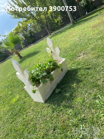 Дървени саксии за цветя , снимка 5 - Декорация за дома - 50615433