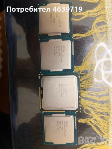 Продавам 4 intel процесора