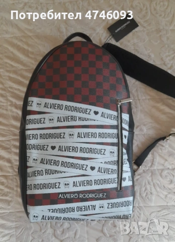  раница от италианския бранд Alviero Rodriguez., снимка 4 - Раници - 54188899