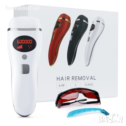 ПРОМОЦИЯ IPL епилатор за трайна епилация – 999 000 импулса HAIR REMOVAL IPL-D19 (X0011CR7JL), снимка 2 - Друга електроника - 51652640