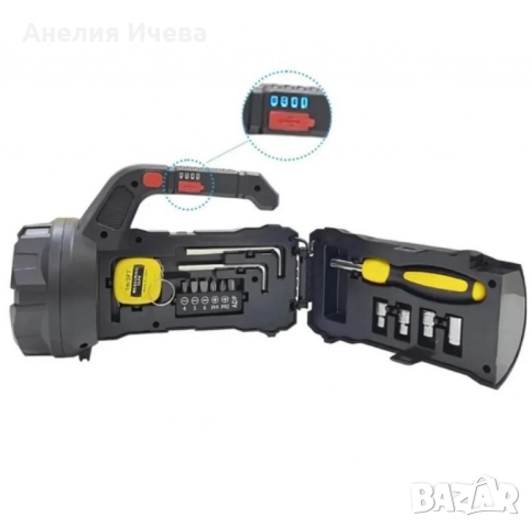 Фенер прожектор с инструменти , снимка 4 - Прожектори - 51547433