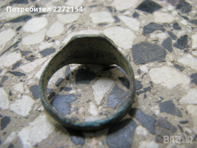 Стар пръстен с кръст, снимка 3 - Антикварни и старинни предмети - 29441647
