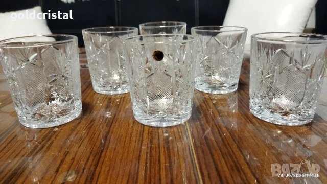 кристални чаши 