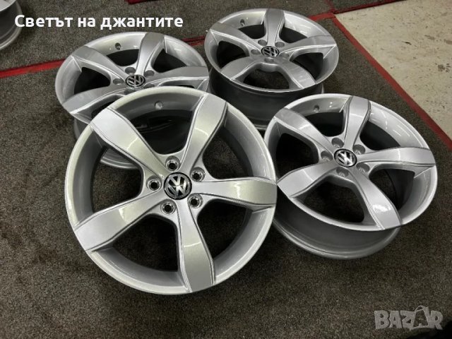 Джанти 16 цола 5х100 VW Polo Golf 4 T-Cross Taigo , снимка 5 - Гуми и джанти - 47783836