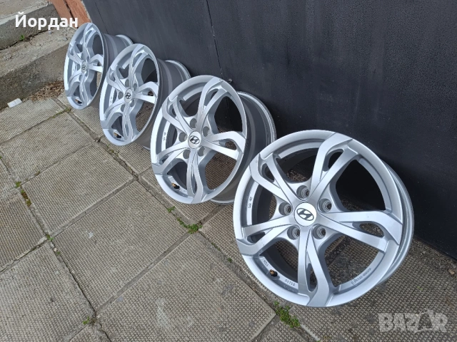 Алуминиеви джанти 16 ' цола 5x114,3 Хюндай / HYUNDAI 6,5J ET45 + датчици за налягане, снимка 6 - Гуми и джанти - 54182877