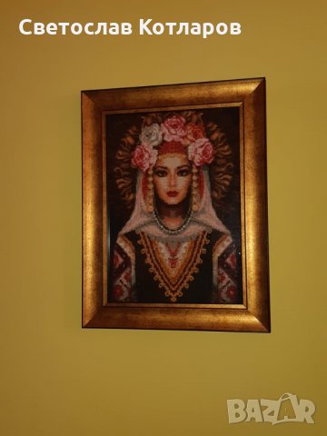 гоблен картина НЕВЕСТА за подарък юбилей рожден ден , снимка 3 - Картини - 29982799