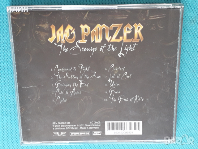 Jag Panzer- 2011- The Scourge Of The Light(Heavy Metal)USA, снимка 9 - CD дискове - 44729277