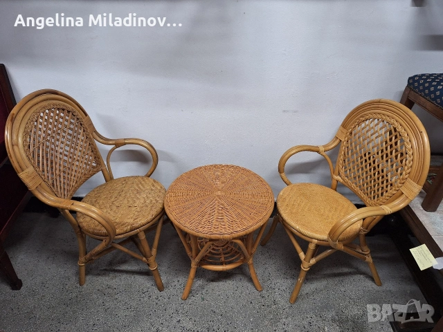 Градински ратанови столове и маса , снимка 4 - Градински мебели, декорация  - 54342890