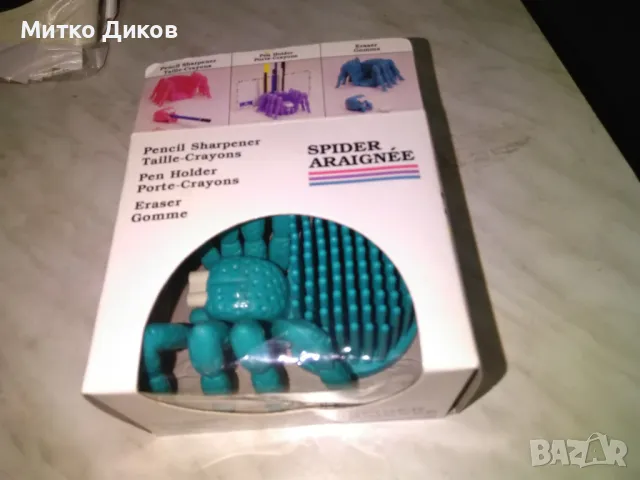 Моливник и острилка нови спайдер паяк, снимка 5 - Други - 49625118