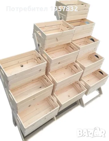 Уникални стъпаловидни стелажи, снимка 2 - Стелажи и щандове - 48841008