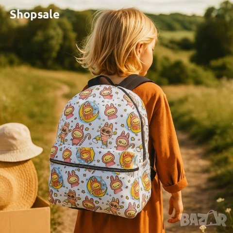 Детска раничка с весели герои – удобство и настроение за всяко дете Лабубу