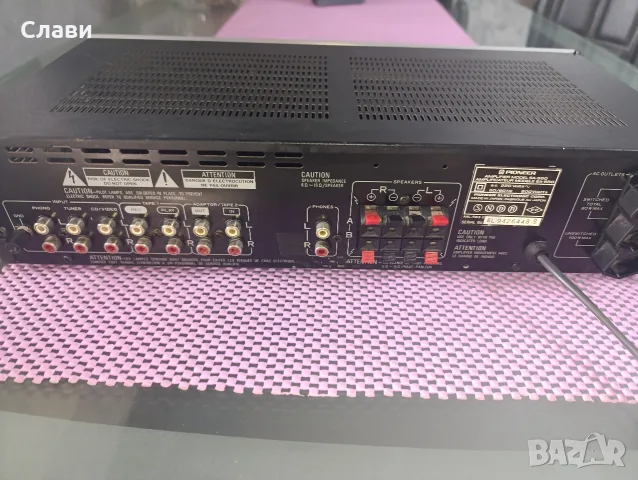Усилвател PioneerSA-550 , снимка 7 - Ресийвъри, усилватели, смесителни пултове - 55966539