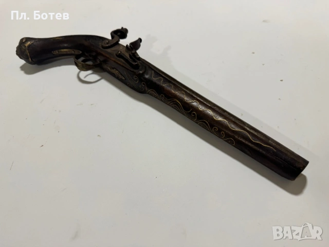 Стар османски пищов, снимка 7 - Антикварни и старинни предмети - 54358951