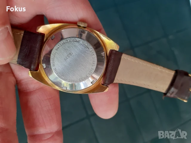 Мъжки часовник Candino 20 микрона позлата, снимка 6 - Антикварни и старинни предмети - 51106859