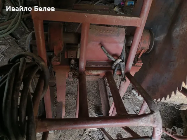 Масивен мобилен трифазен циркуляр 9 kW, диск 55 см, 12 м кабел, снимка 5 - Циркуляри - 55705661