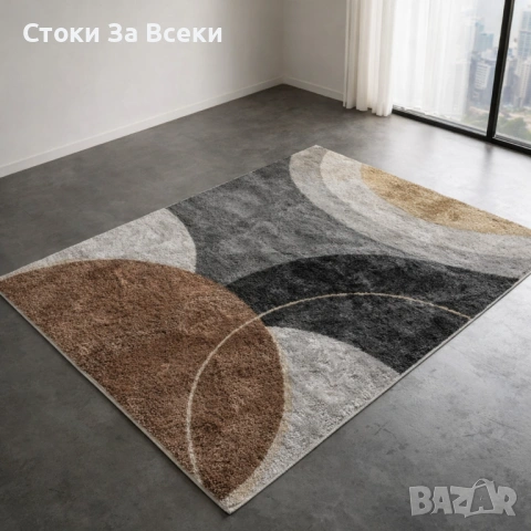 Модерен противоплъзгащ килим 120x160 с избор на дизайн, снимка 4 - Килими - 53932691