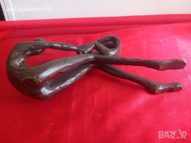 Henry Moore Бронзова Статуетка Пластика "Майка с Дете", снимка 5 - Антикварни и старинни предмети - 54200641