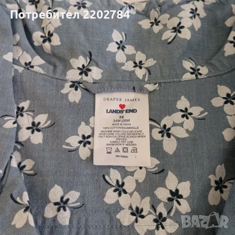 Дамска  памучна пижама 5ХЛ,5XL, снимка 2 - Пижами - 41340068