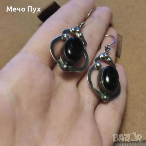 Сребърни обеци (129), снимка 6 - Обеци - 44265220