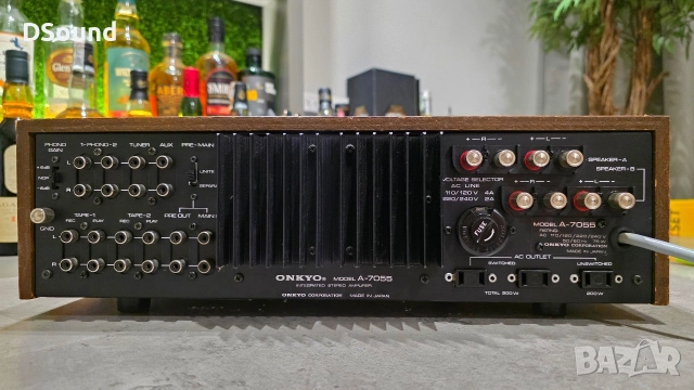 ONKYO A-7055 – Лимитирана Серия №107/200, Old Gold –Class A, снимка 9 - Ресийвъри, усилватели, смесителни пултове - 52587623