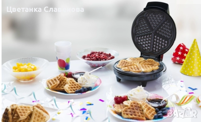 Гофретник Bestron AWM700S   700W, снимка 4 - Гофретници - 52443869