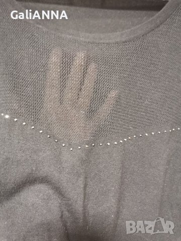 СТРАХОТНА ТУНИКА ЕФЕКТНО ДЕКОЛТЕ , снимка 4 - Туники - 38807677