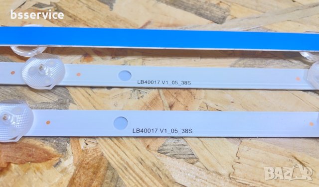 LED Комплект Vestel 40 инча 17DLB40 ( 3 ленти 7/8 диода ) , снимка 3 - Части и Платки - 33860648