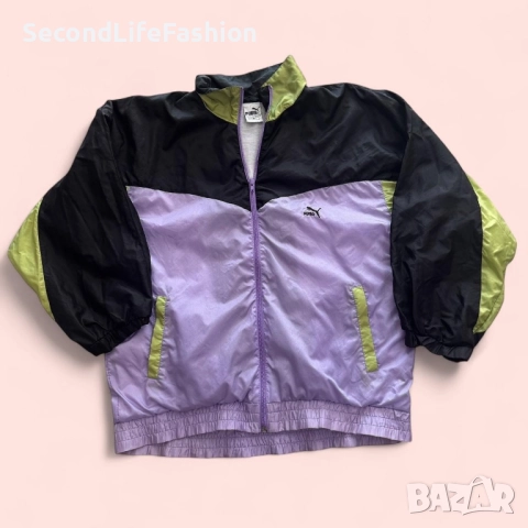 Мъжко спортно Яке Puma ветровка размер M-L, ретро, ​​винтидж, тренировъчно