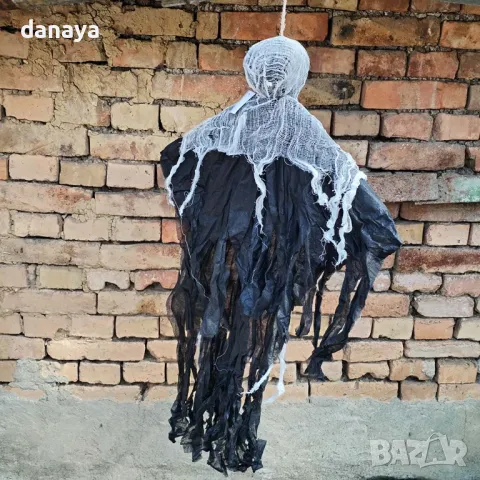 5199 Висяща Halloween украса Череп с дрехи, снимка 3 - Декорация за дома - 47268267