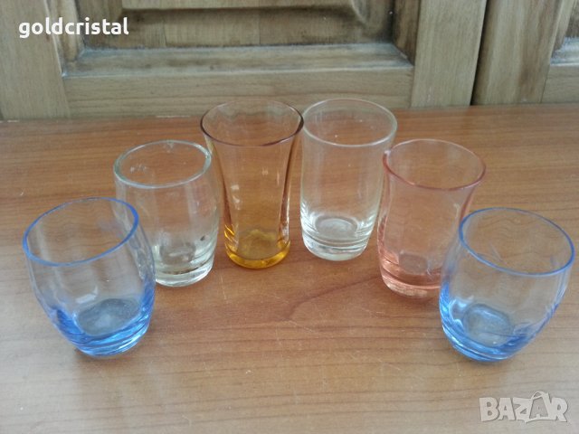 Стъклени чаши чашки , снимка 2 - Антикварни и старинни предмети - 37685278