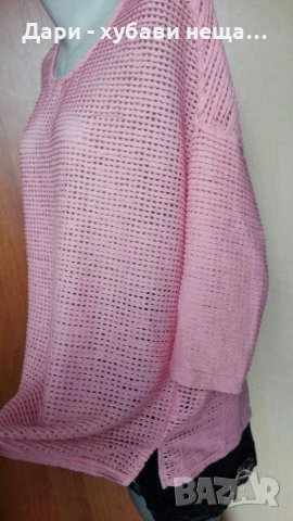 Чисто нова мека блуза/топ 🍀👗XL, 2XL🍀👗арт.3058, снимка 3 - Блузи с дълъг ръкав и пуловери - 33930597