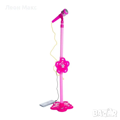 Детски микрофон за караоке на стойка MP3 за смартфон, снимка 8 - Музикални играчки - 48459601