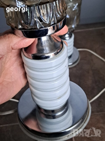 две български нощни лампи, снимка 6 - Настолни лампи - 52671789