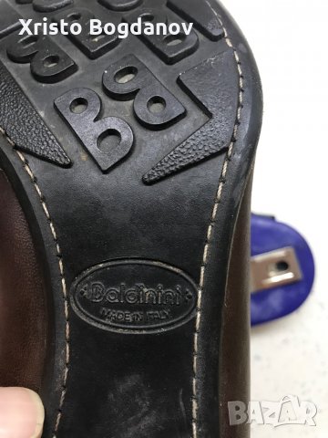 Дамски кожени обувки,,Baldinini” номер 37,5, снимка 6 - Дамски обувки на ток - 30182721