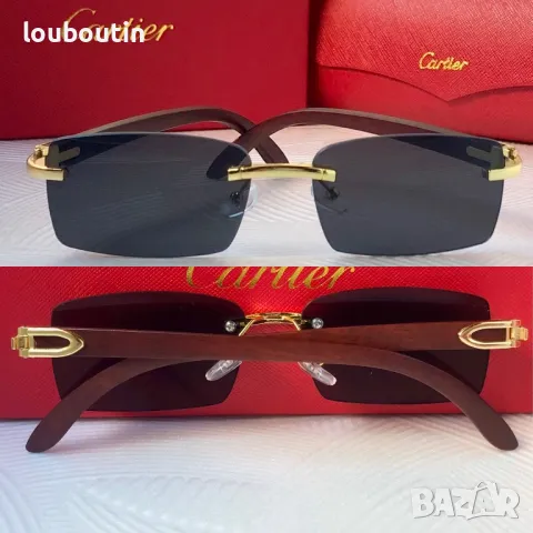 Cartier 2024 мъжки слънчеви очила, снимка 2 - Слънчеви и диоптрични очила - 48009402