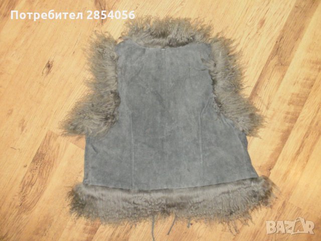 дамски, елеци естествен велур и косъм М и L/XL, снимка 8 - Елеци - 31851762