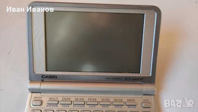 Casio EX-word EW-G5500V електронен речник, с вграден оксфордски речник, снимка 3 - Друга електроника - 50294458
