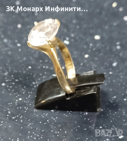 Златен пръстен/585/, снимка 3 - Пръстени - 52894759