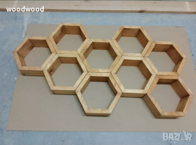 етажерка тип пчелна пита, снимка 3 - Етажерки - 50483200