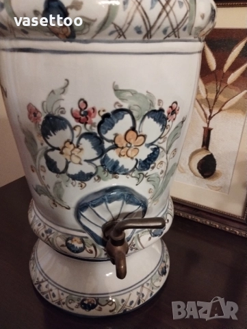Голям порцеланов съд с капак, снимка 3 - Антикварни и старинни предмети - 51553704