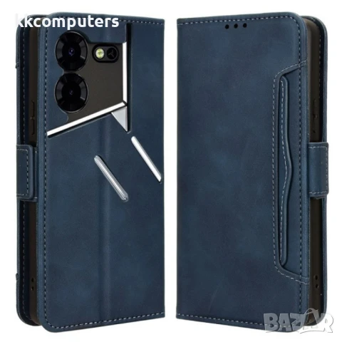 TECNO Pova 5 Pro 4G / LH8n Multiple Card Slots /Magnetic Wallet Калъф и Протектор