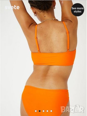 Дамски Оранжев бански долнище НОВО, снимка 2 - Бански костюми - 37330733