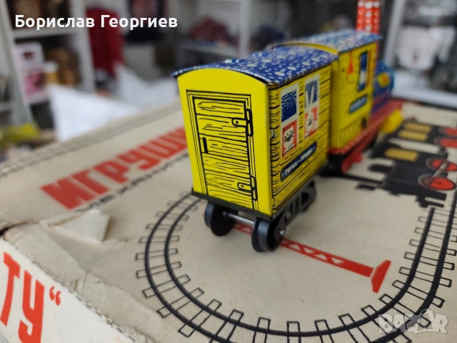 Руска механична играчка влак влакче 1977 г, снимка 10 - Колекции - 53958070