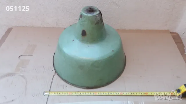 масивна соц. емайлирана лампа, лампион , снимка 6 - Антикварни и старинни предмети - 47620433